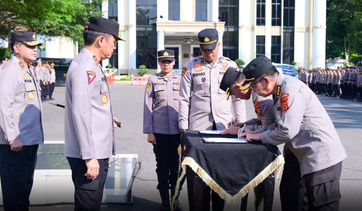 Polda Jambi Gelar Penandatanganan Komitmen Bersama Tolak Judi Online dan Penyalahgunaan Narkoba 